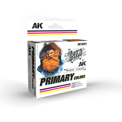 Набор красок AK interactive Primary Colors Set (Inks)