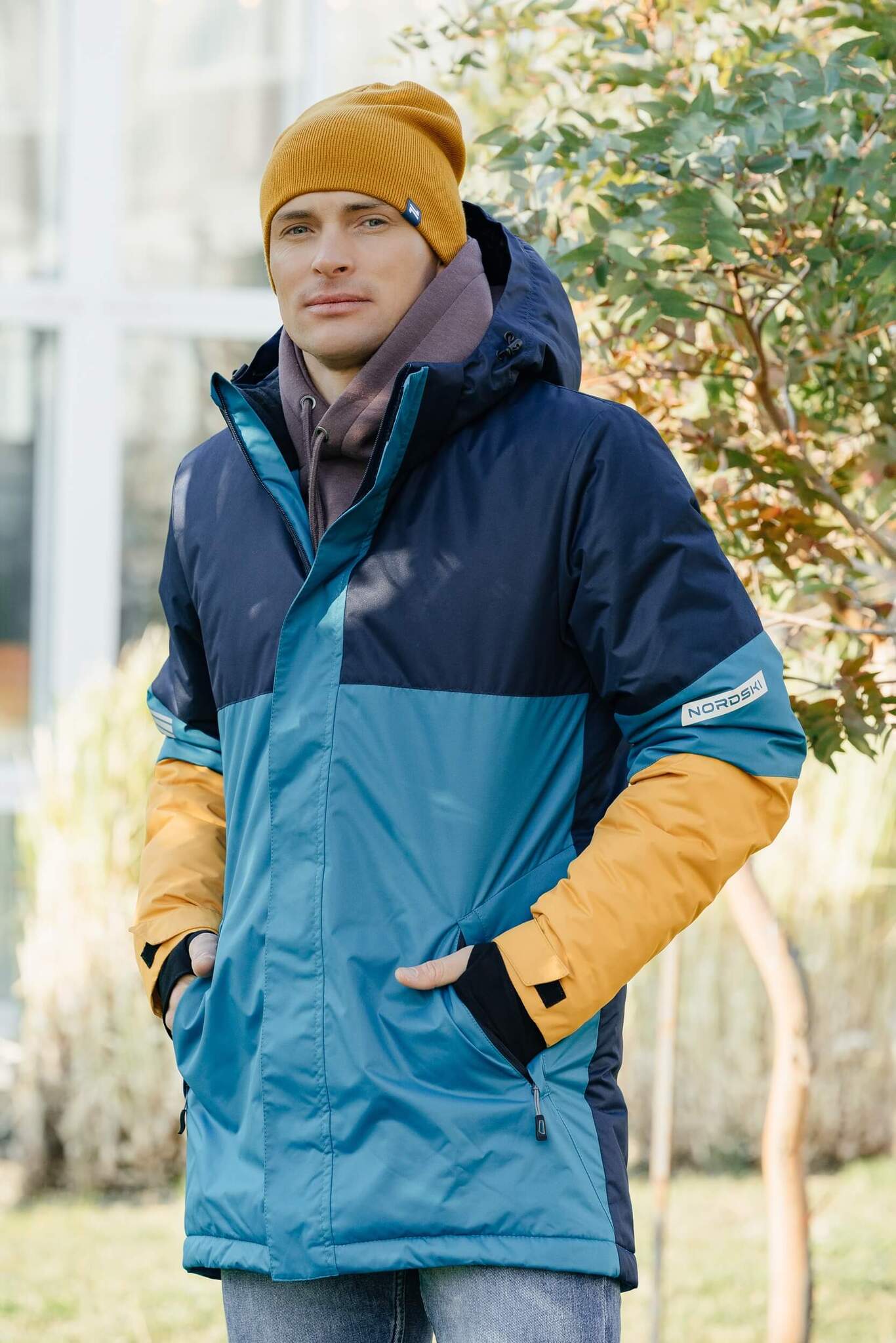 Утепленная куртка мужская Nordski Casual navy-blue