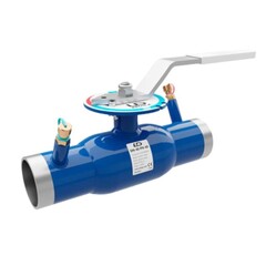 Кран стальной шаровой цельносварной LD Energy Regula, DN-80 PN-25, длина-280мм, стандартнопроходной, приварной с ручкой