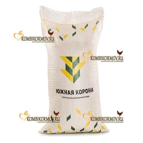 Комбикорм полнорационный ПК-1 ГОСТ для кур-несушек (Южная корона)