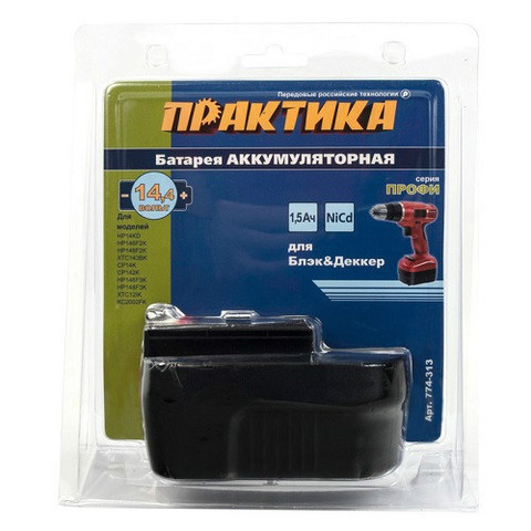 Аккумулятор для B & D ПРАКТИКА 1