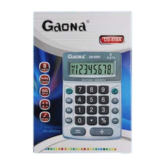Калькулятор настольный Gaona 8 Bit, LCD, 14*10.6*3 см, серый