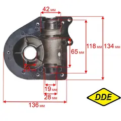 Корпус редуктора DDE ST6560L правый (KC55-01-08)