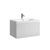 Sancos SNR1.070W Тумба подвесная SANCOS Snob R 1.0 690х445х406, c одним ящиком оснащенным доводчиками Bianco, арт. SNR1.070W