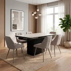 Стол раздвижной Solo Milky 160 (40+40)*90