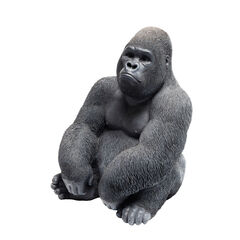 Фигура декоративная Monkey Gorilla Side Medium «Горилла сбоку средняя», Чёрный