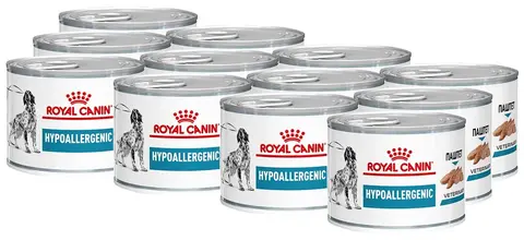 Влажный корм для собак Royal Canin Hypoallergenic, при аллергии 200 г