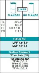Гильза блока цилиндров TEIKIN LSF42183 (4шт/упак) не хонингованная