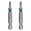Бита Torx 15х50мм, сталь S2, шестигр., 2 шт. Gross — фото 1