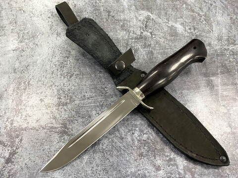 Нож Разведчик НР-40, 95Х18, чёрный граб, ИП А.Петров