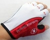 Велосипедные перчатки Castelli Rosso короткие (белые)