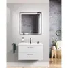 BelBagno Due DUE-800-2C-SO-BM-P Тумба под раковину подвесная, 80x43, цвет: белый