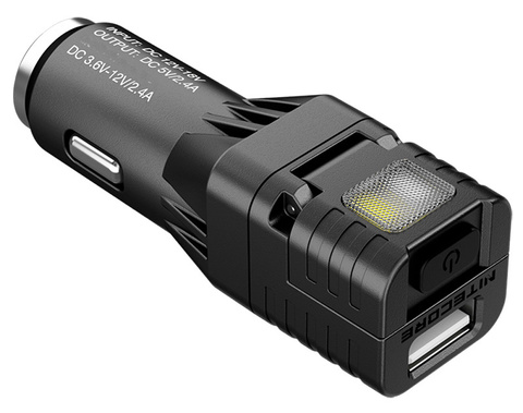 Автомобильное зар./устр. Nitecore VCL10 2.4A черный