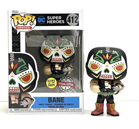 Funko POP! DC. Dia de Muertos: Bane (GW Exc) (412)