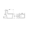 BelBagno Neon BB8617CPR-MN/SC Унитаз-моноблок безободковый с сиденьем, цвет: белый