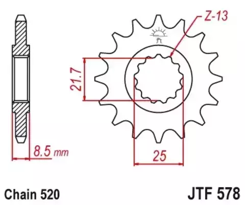 Звезда ведущая JTF578 17