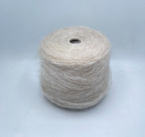 Linea Piu (пр.Италия), art.Nube, 220м/100гр. 81% суперкидмохер, 8% шерсть, 11% полиамид, цвет-Серо-бежевый,неоднотонный(201/903),арт.28378