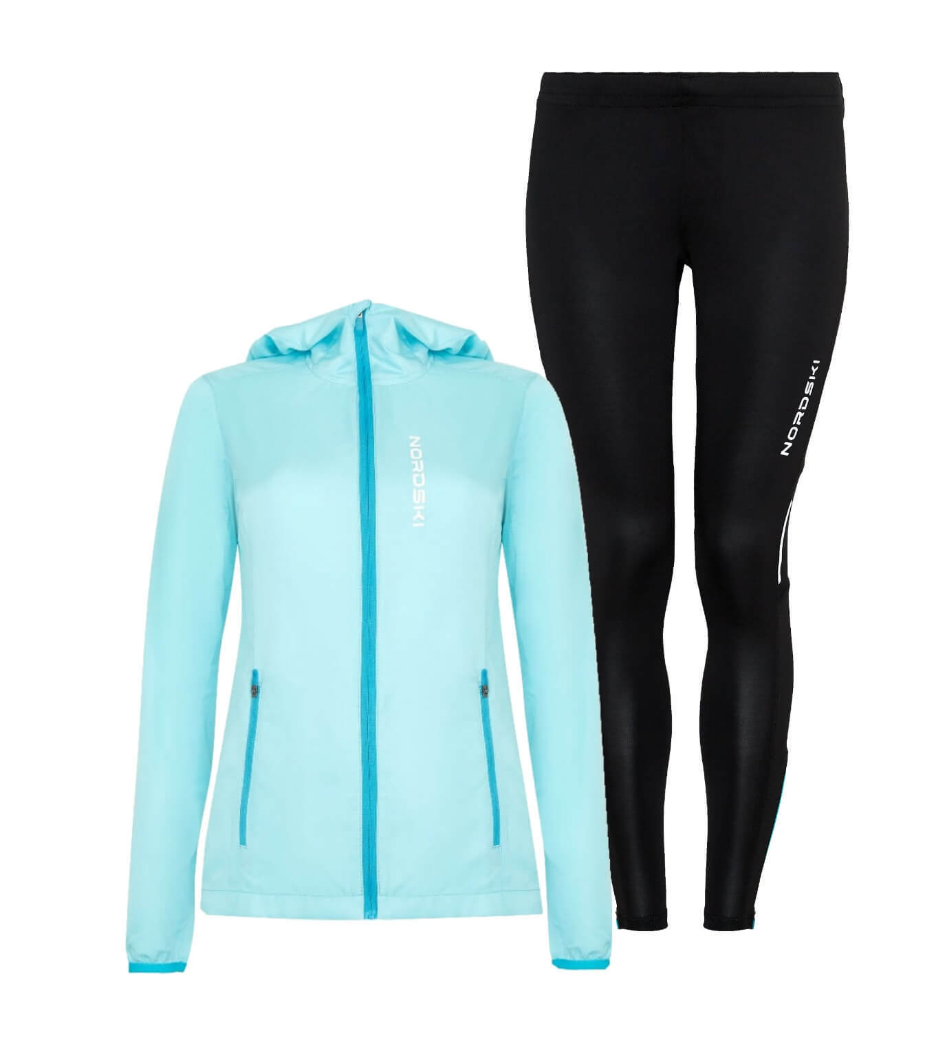 Nordski Jr Run Premium костюм для бега детский light breeze-black