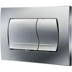 Roca Active 8901150B2 Клавиша для инсталляции двойной смыв, матовый хром фото