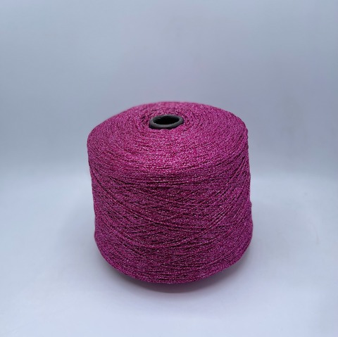 Sinflex (пр.Италия), art-Miami 350 м/100гр,60% вискоза ,40% полиамид ( люрекс ), цвет-Ярко-розовый. арт-25564