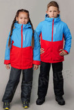 Детский тёплый прогулочный лыжный костюм Nordski Jr./Kids Montana Blue-Red