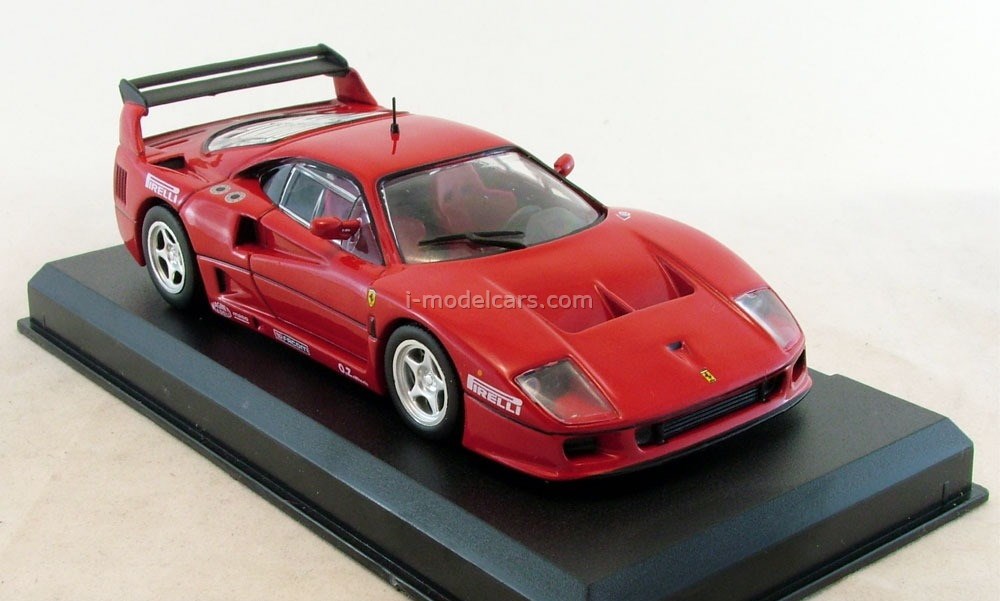 MODEL CARS Ferrari F40 Racing red 1:43 Eaglemoss Ferrari
