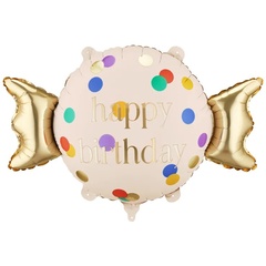 Фигура гелиевая Конфета HAPPY BIRTHDAY