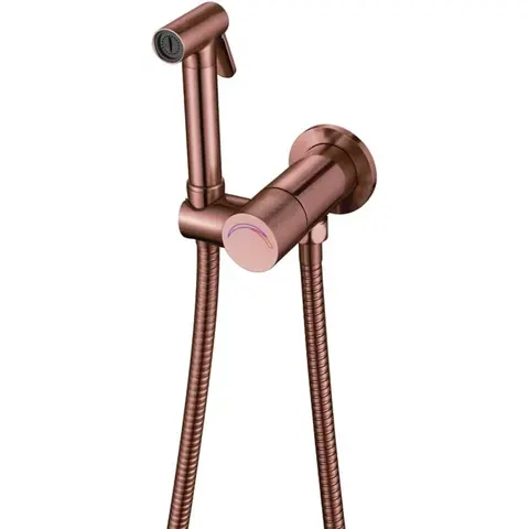 Boheme 467-PR-CB Смеситель гигиенический с защитой от протечек Uno Copper Brushed