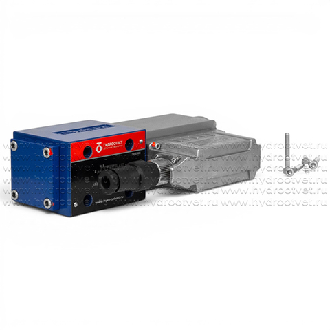 Фото 4WRPEH10C4B100L-2X/G24K0/F1M - Сервораспределитель Ду10 с обратной связью по положению золотника и встроенным усилителем (OBE), номинальный расход 100 л/мин, характеристика L - линейная, схема C4, сигнал управления F1 = 4...20 mA