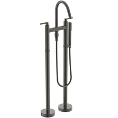 Ideal Standard Joy Neo BD169A5 Двурукоятковый напольный смеситель для ванны Magnetic Grey / Магнит фото