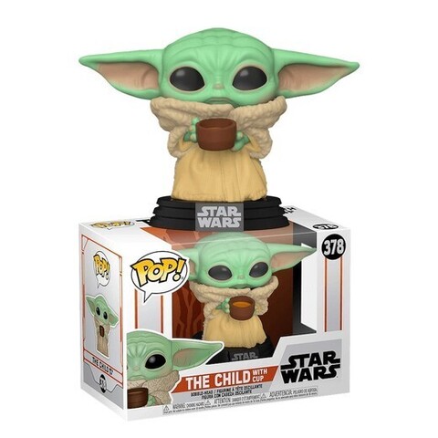 Funko POP! Star Wars. The Mandalorian: The Child with Cup (378) (БАМП)