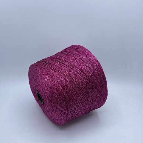Sinflex (пр.Италия), art-Miami 350 м/100гр,60% вискоза ,40% полиамид ( люрекс ), цвет-Ярко-розовый. арт-25564