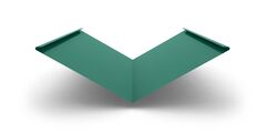 Планка ендовы толщиной 0,45 мм с покрытием Полиэстер 0,45мм, цвет RAL 5021 2м