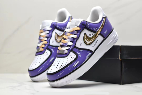 Nike Air Force 1 Low 'Sketch/Purple/White' 