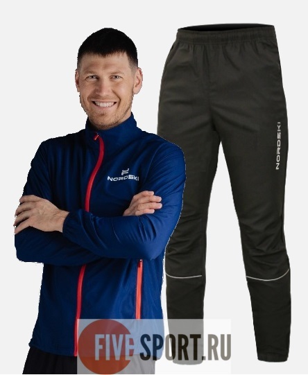Nordski Motion Run костюм для бега мужской Navy-Black