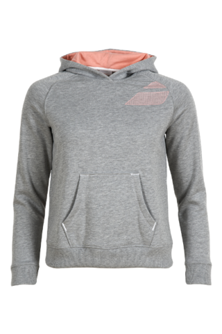 Худи для девочек Babolat Hoodie Core Girl - Grey