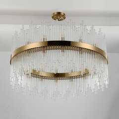 Люстра KR1209P-12 brass