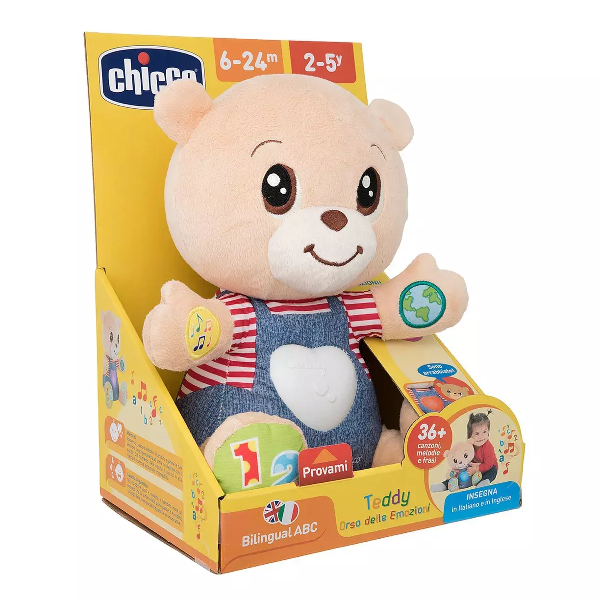 Chicco развивающая игрушка Говорящий мишка Тедди Emotion