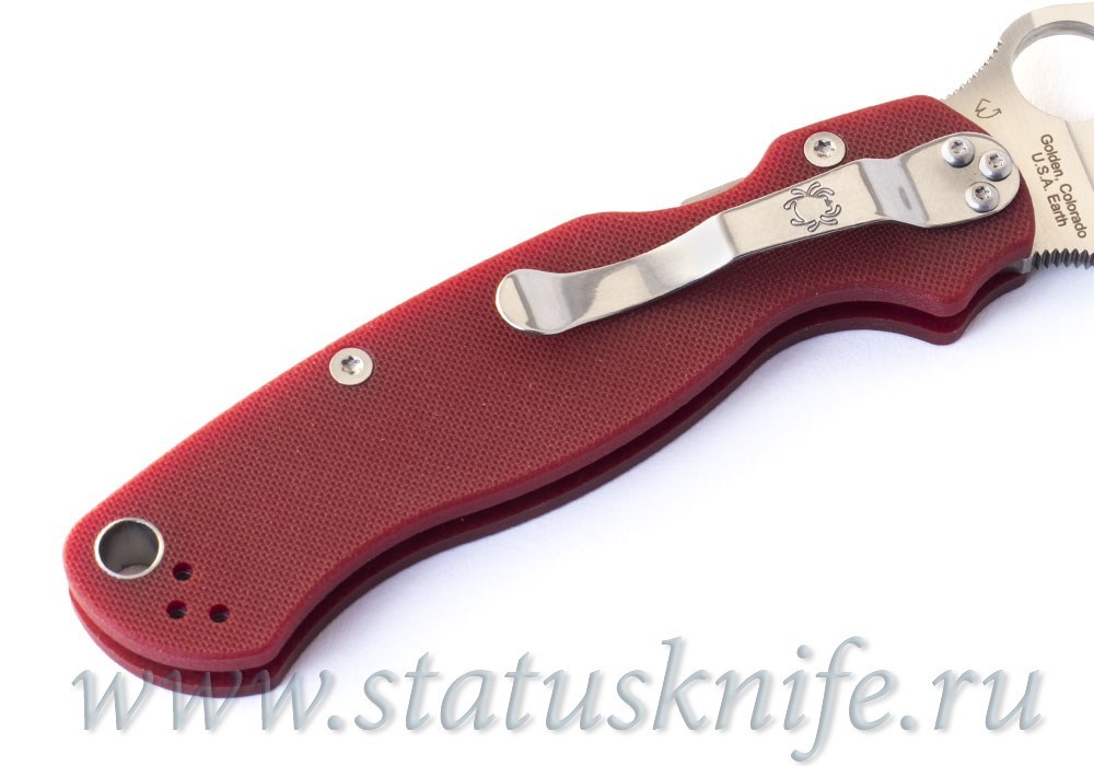 Нож Spyderco Paramilitary 2 C81GPRD2 M390 Red