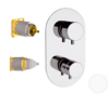 Remer Minimal Thermo NT92KBBO Смеситель для ванны/душа термостат на 2 потока скрытый монтаж (заказывать совместно с rrbox), цвет: белый матовый