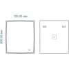 Art&Max Firenze AM-FIR-700-800-DS-F-H Зеркало с подсветкой