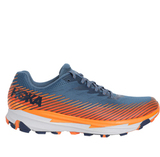 Премиальные кроссовки внедорожники Hoka Torrent 2 M серо-оранжевые мужские (Распродажа)