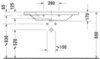 Duravit DuraStyle 2320100030 Раковина мебельная
