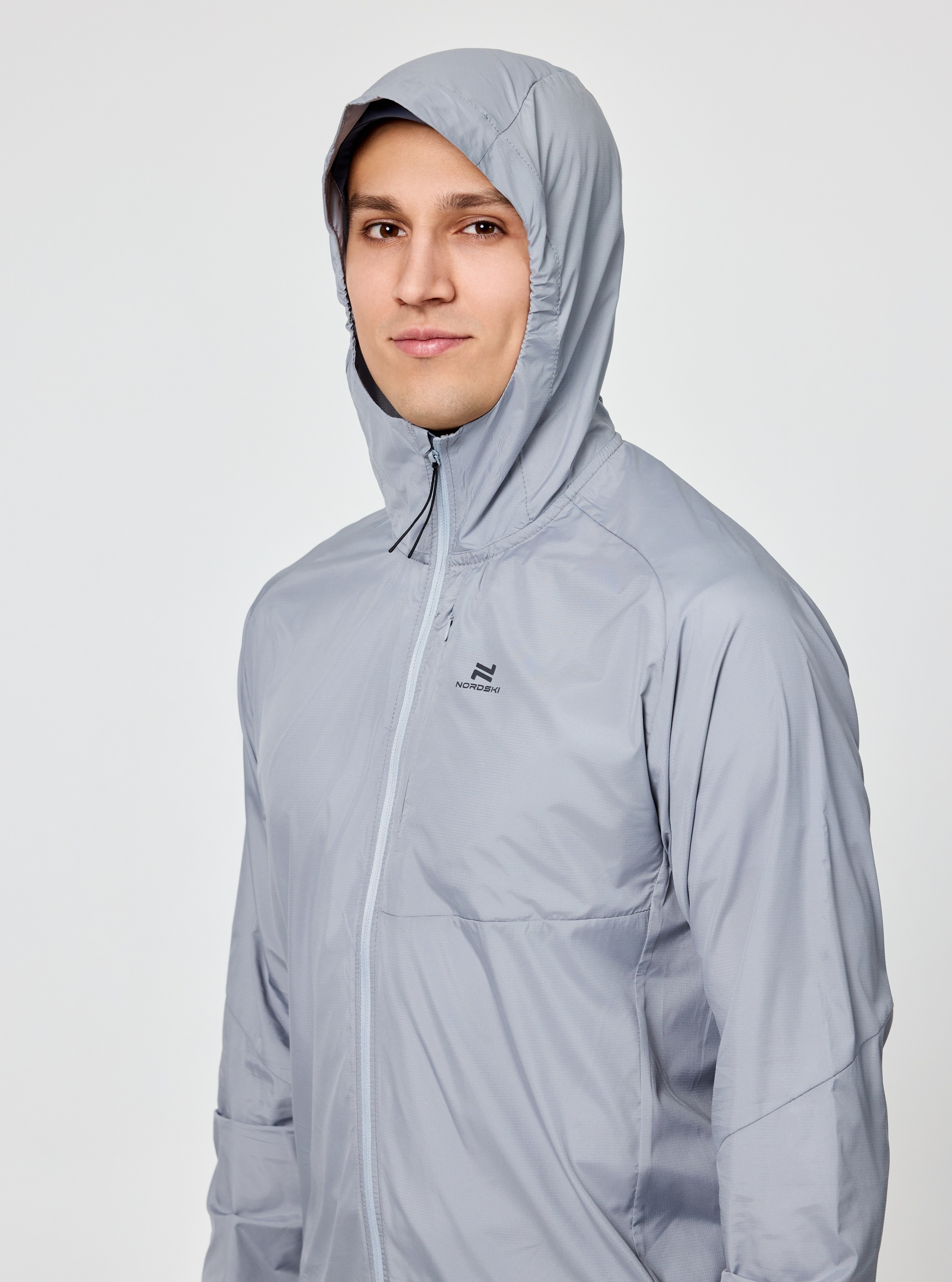 Мужской костюм для бега Nordski Easy Run Road grey-black - 9
