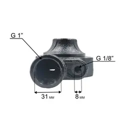 Корпус насоса водяного QUATTRO ELEMENTI Giardino 801 Ci (910-133-01)