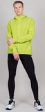 Костюм беговой Nordski Pro Energy Lime Green с прямыми брюками Lite