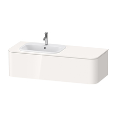 Duravit Happy D.2 Plus HP4952L2222 Тумба подвесная 354x1300x550мм 1 ящик, SX, цвет: белый глянцевый фото