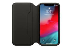Кожаный чехол Leather Folio для iPhone XS, Black (MRWW2ZM/A)