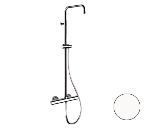 Remer Elegance EQ32ASSDBO Душевая система термостатическая, цвет: белый матовый