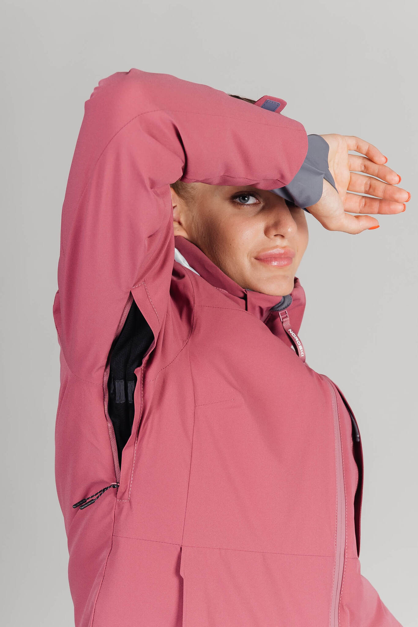 Женский горнолыжный костюм Nordski Prime deco rose-volcan - 7